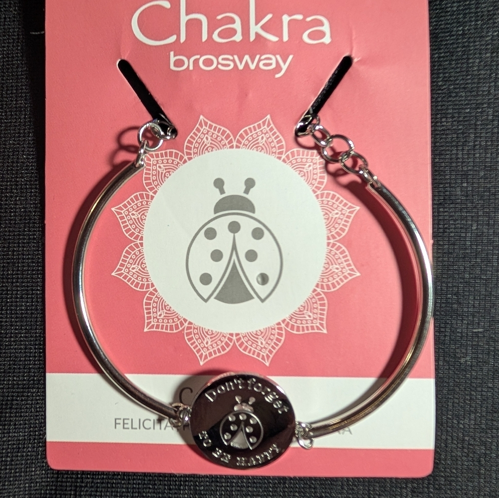 Brosway Adjustable Chakra Bracelet with‎ Ladybug MSRP $53